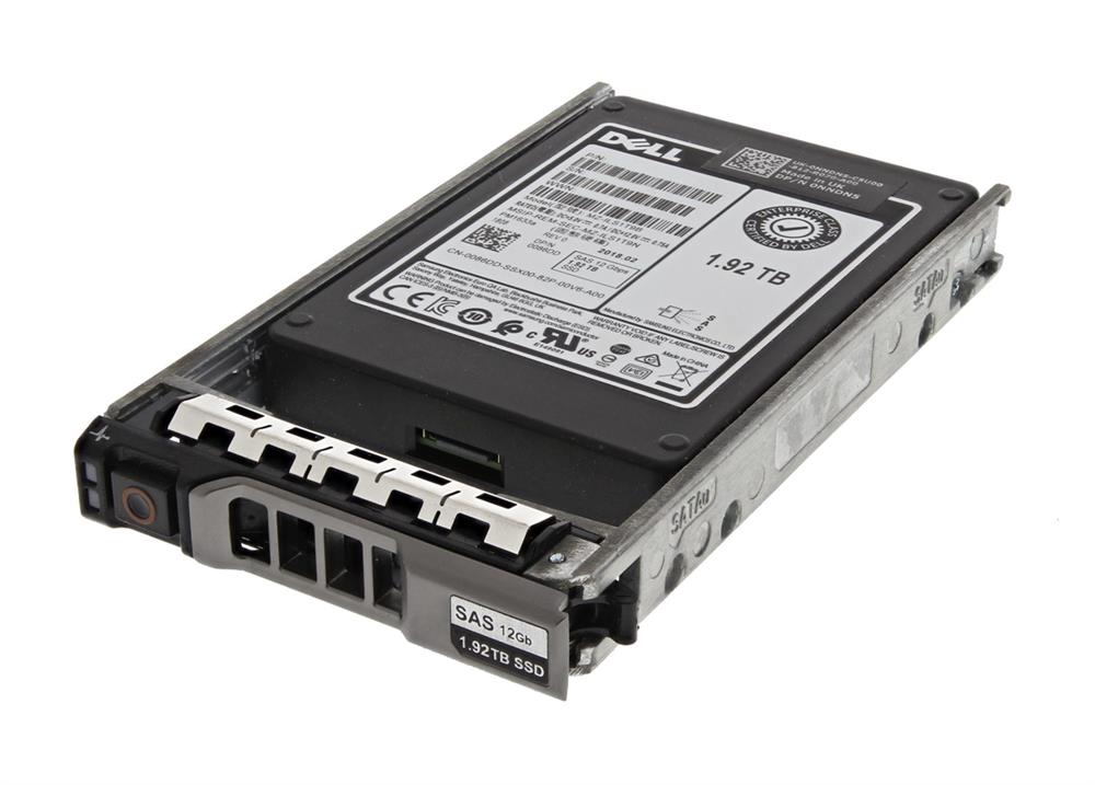 086DD Unidad SSD Dell 1,92 TB, 12 G, 2,5 SAS RI TLC con G176J (Nuevo) - Gestion y Equipos (G&E)