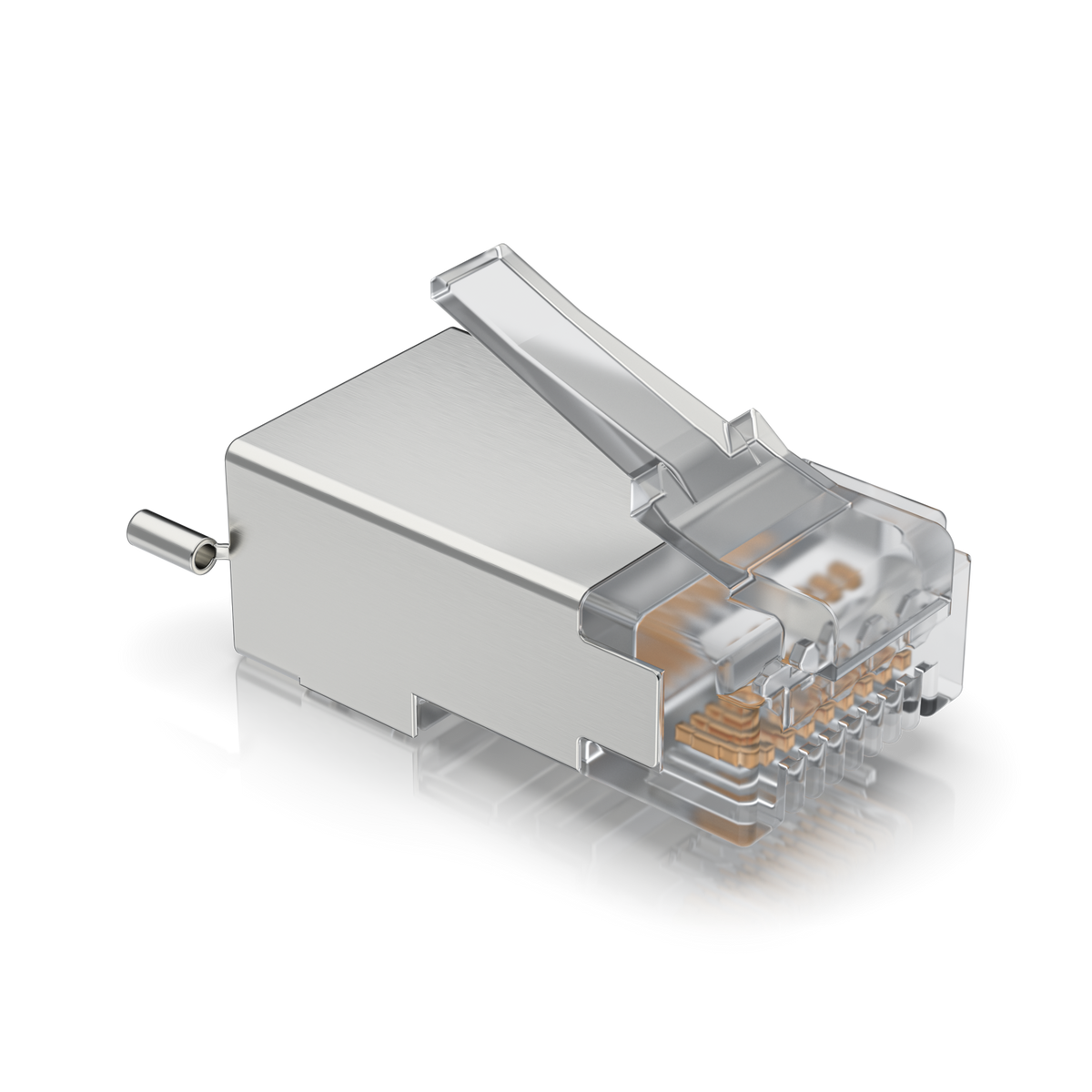 UBIQUITI 100unids. Conector STP FTP RJ45-Macho Cat5e Blindado c/Tierra