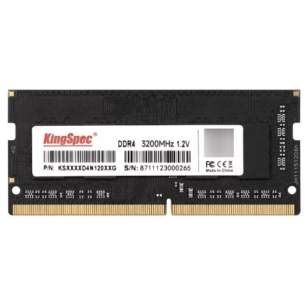 Memoria RAM Kingspec 16GB DDR4 3200Mhz 1.2V SODIMM - Gestion y Equipos (G&E)