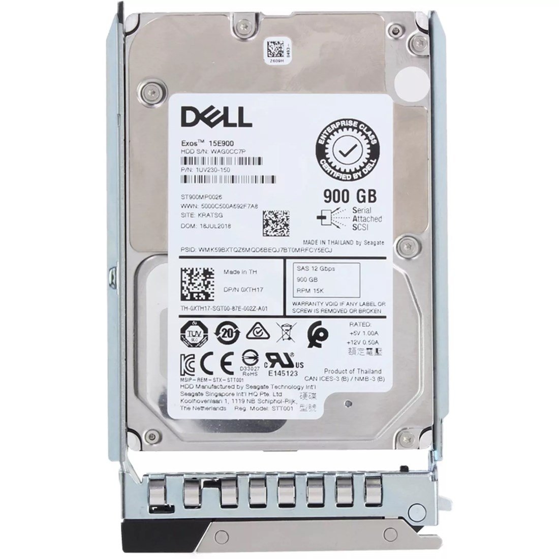 0XTH17 Dell 900-GB 12G 15K 2.5 SAS w/G176J (Nuevo) XTH17