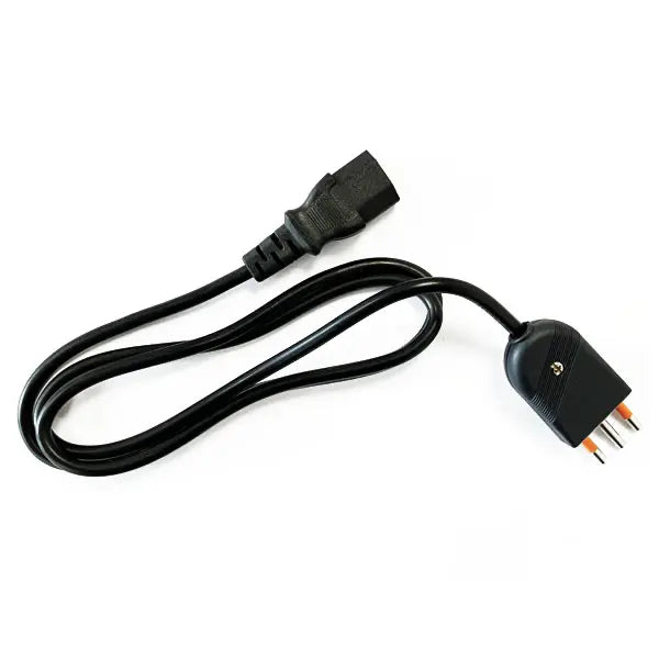 Cable de poder con conector EU, socket con tierra (productos UBT, Mikrotik y otros)