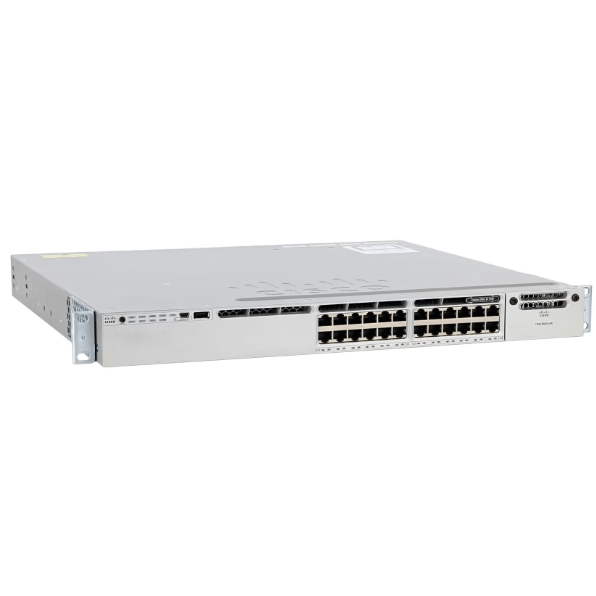WS-C3850-24P-E Cisco Catalyst 3850 24x 1Gbit RJ45 PoE+ 1x Uplink Module Slot 1x 715W PSU - Gestion y Equipos (G&E)