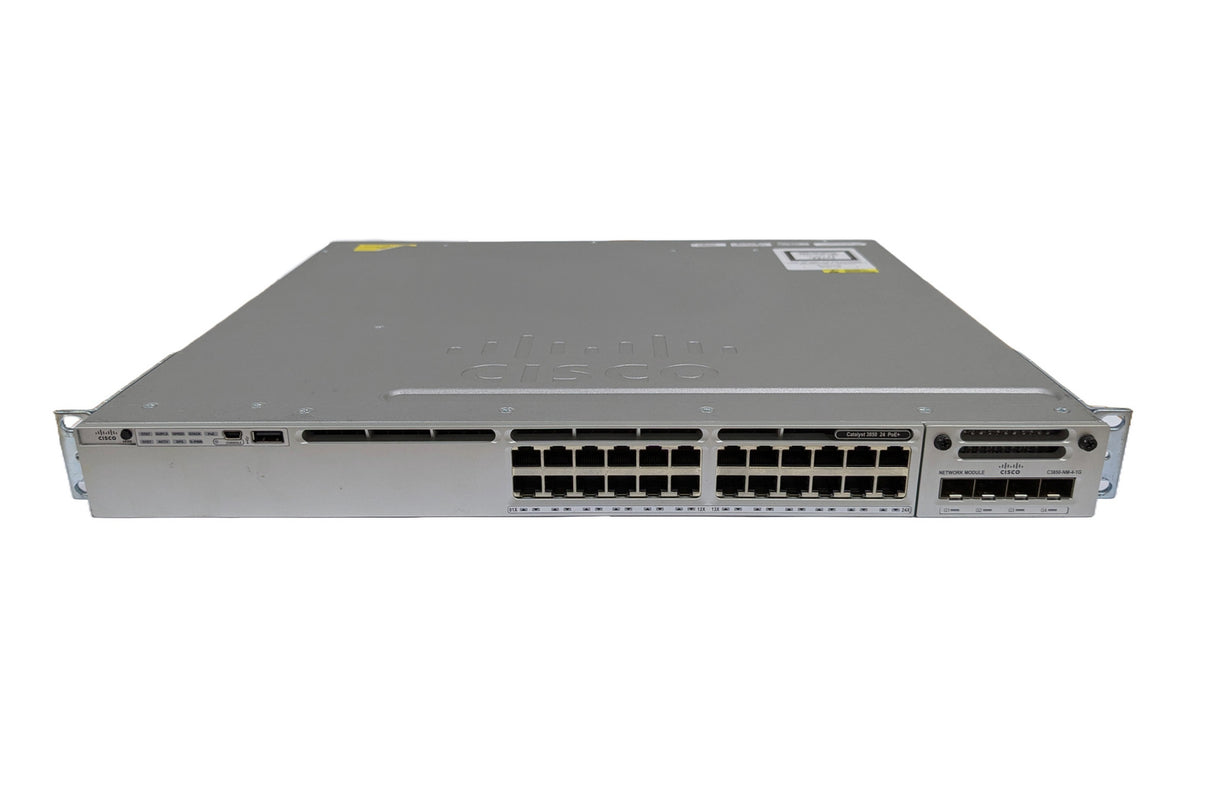 WS-C3850-24T-S Switch Cisco Catalyst 3850 24 Puertos Gigabit + 4x1G SFP Uplink (Reacondicionado) - Gestion y Equipos (G&E)