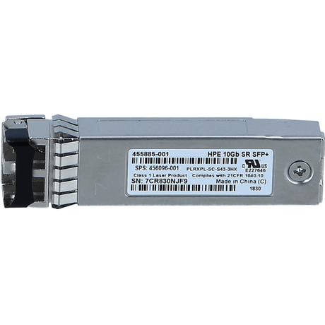 455885-001  HP BladeSystem c-Class 10Gb SFP+ SR Transceiver 456096-001 - Gestion y Equipos (G&E)