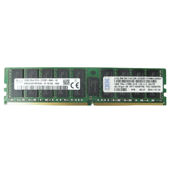 46W0798 - Memoria RAM IBM 32GB (1*32GB) 2RX4 PC4-19200T-R DDR4-2400MHZ RDIMM - Gestion y Equipos (G&E)