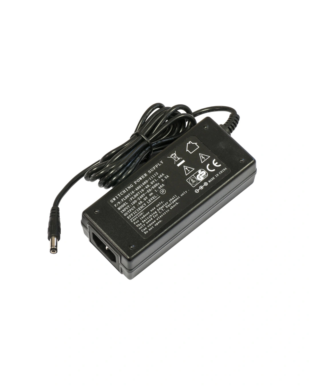 Fuente MikroTik 48V para equipos compatibles con mayor demanda de energía. Recomendada para soluciones PoE y proyectos de conectividad. - Gestion y Equipos (G&E)