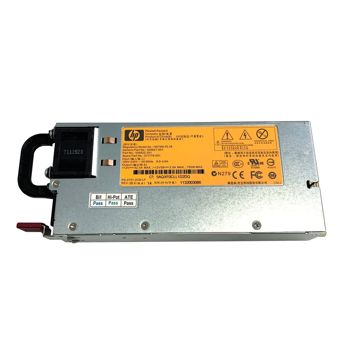 512327-B21 HP 750W Power Supply Fuente de Poder - Gestion y Equipos (G&E)