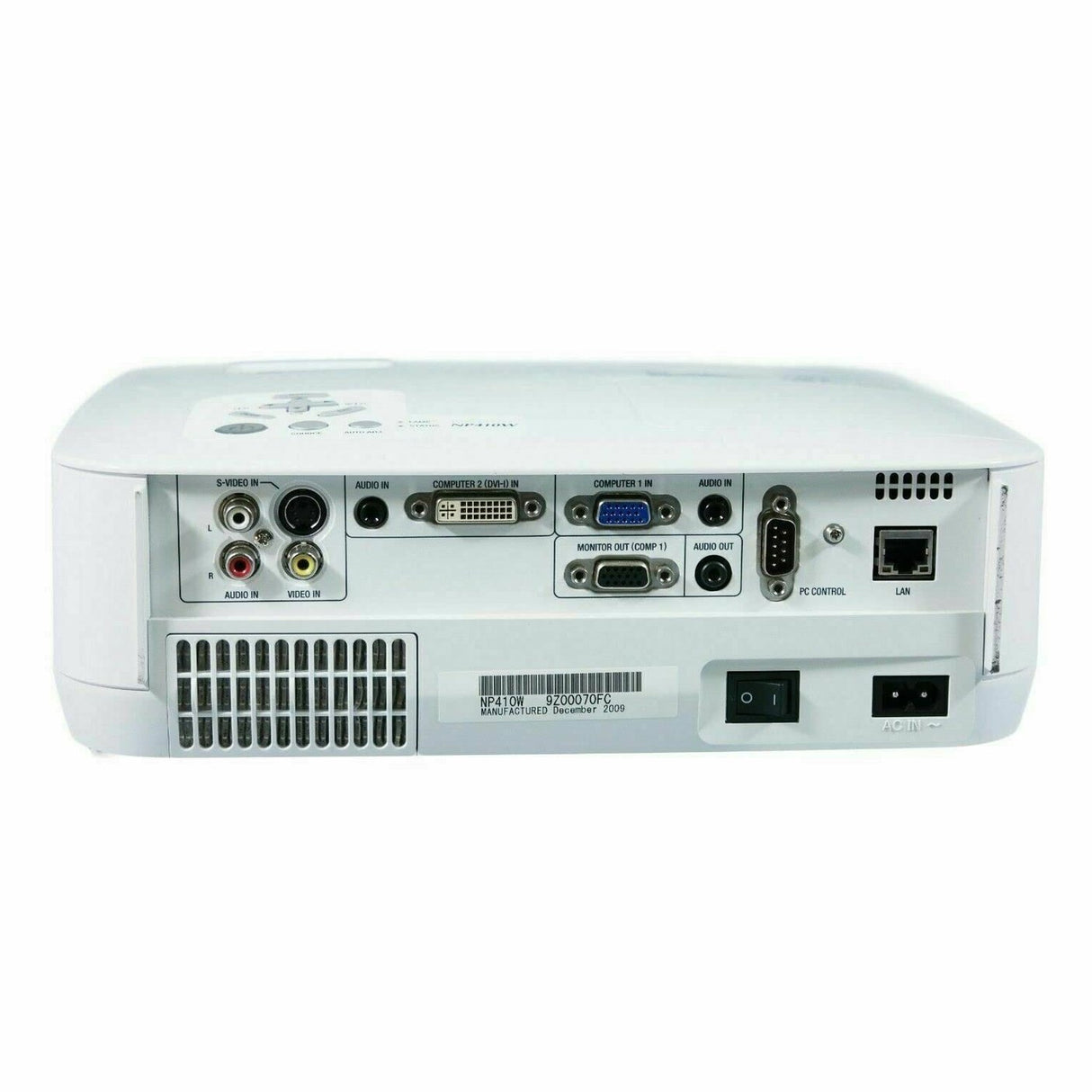 Proyector NEC NP410 LCD 2.600 Lumenes (1024 x 768) 2000:1 (Reacondicionado) - Gestion y Equipos (G&E)