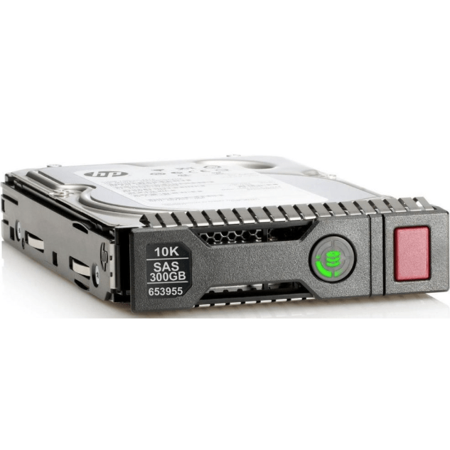 653955-001 HPE 300GB SAS 6G ENTERPRISE 10K SFF (2.5IN) SC HDD 652564-B21 - Gestion y Equipos (G&E)