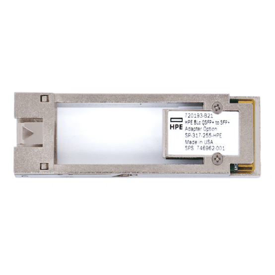 720193-B21  HPE BLADESYSTEM C-CLASS QSFP+ TO SFP+ ADAPTER Nuevo - Gestion y Equipos (G&E)
