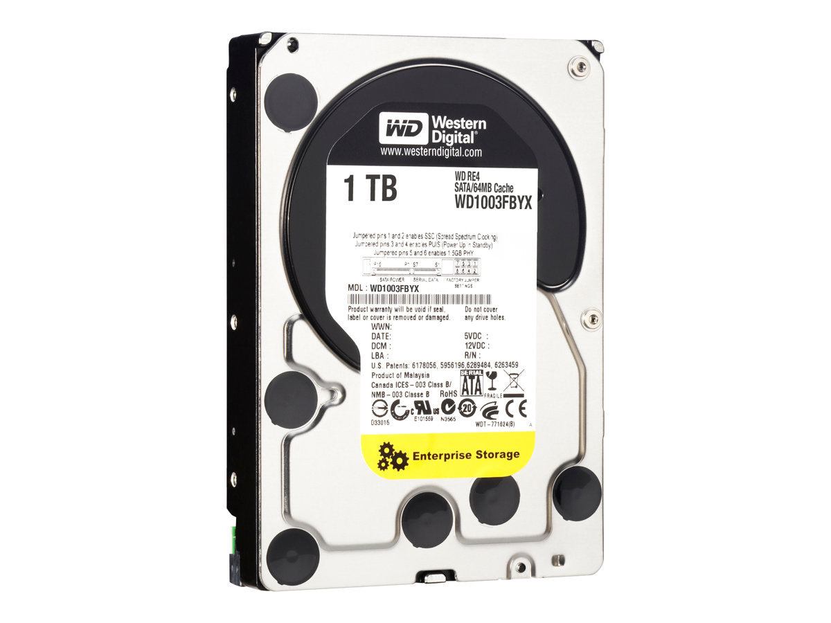 WD1003FBYX WD 1TB 7200 RPM SATA 3,0 Gbs (Reacondicionado) - Gestion y Equipos (G&E)