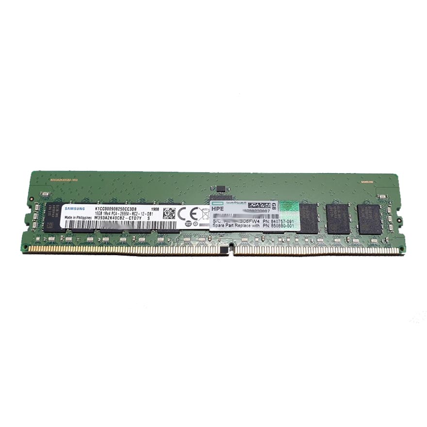 850880-001 HPE 16GB Single Rank DDR4-2666 815098-B21 - Gestion y Equipos (G&E)