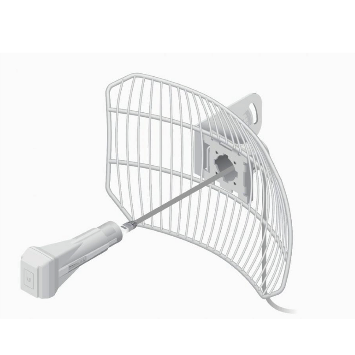 UISP ANTENA AirGrid 2.4Ghz, Airmax Outdoor Acces Point 150 Mbps, 802.11b/g/n 28dBm power, 16dBi - Gestion y Equipos (G&E)