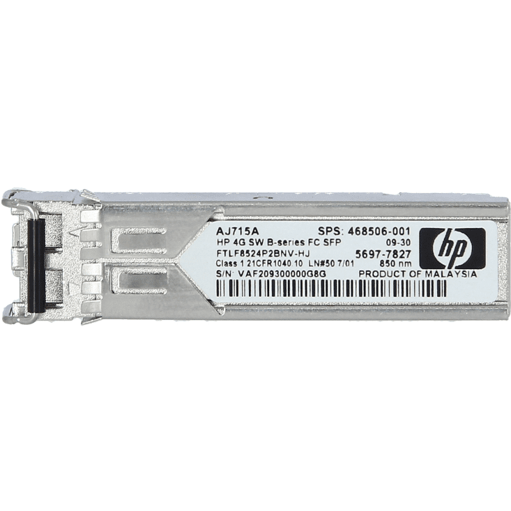 AJ715A HP 4GB SHORT WAVE B-SERIES FC SFP 468506-001 - Gestion y Equipos (G&E)