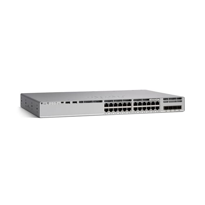 C9300L-24P-4G-E-RF Cisco Refresh 9300L managed - 24x10/100/1000 (PoE+) + 4xGigabit SFP(uplink) L3, Essentials (Reacondicionado) - Gestion y Equipos (G&E)