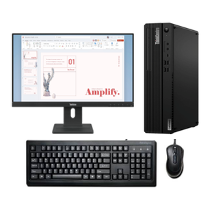 Lenovo ThinkCentre M75s Gen 2 AMD Ryzen 5 Pro 3350G 8GB RAM 256GB SSD Windows 10 + Monitor Lenovo ThinkVision E24-40 Full HD LED 23,8" (Nuevo) - Gestion y Equipos (G&E)