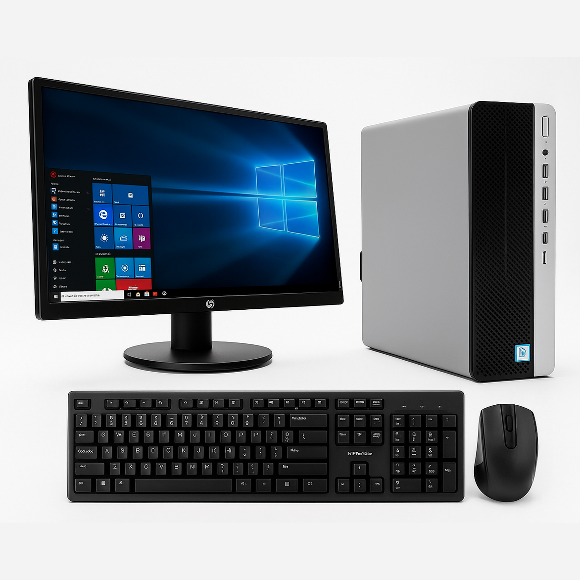 HP Prodesk 600 G4 SSF Intel i5-8500T Win11 Pro + Monitor HP 22" Full HD (Reacondicionado) - Gestion y Equipos (G&E)