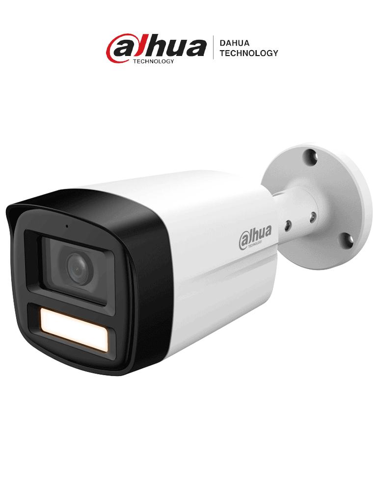 DH-HAC-HFW1209TLMN-LED-0280B-S2. Camara HDCVI Bullet 2MP full color iluminacion 40m lente fijo 2.8mm