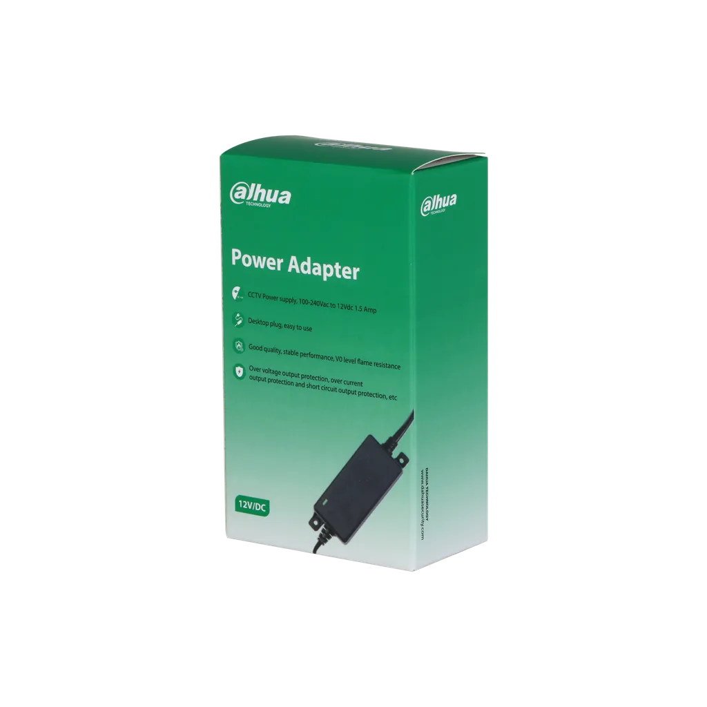 DH-PFM325D-1215EN. Fuente de poder Dahua de 12v 1.5A