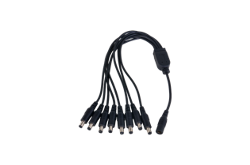 DH-PFM979-1S8P. CABLE ADAPTADOR DE CORRIENTE DAHUA. 1 HEMBRA A 8 MACHOS