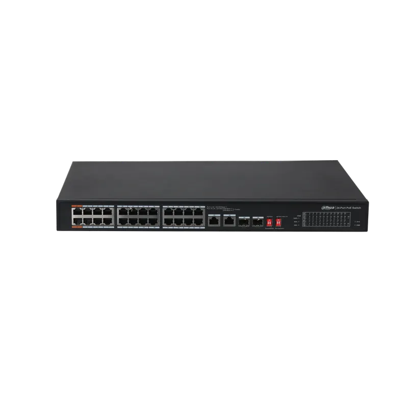 DH-PFS3226-24ET-240. Switch PoE 24 PUertos DAHUA 240W