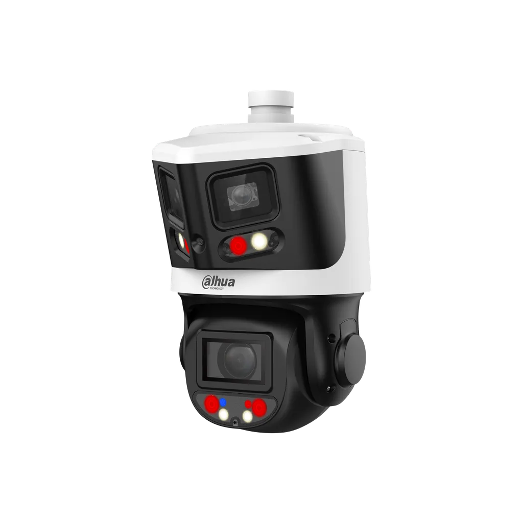 Camara PTZ IP X-Spans 8MP+4MP, TiOC: 10X Zoom, IR hasta 70m, Autotracking, Proteccion perimetral,Multivision, Disuasion activa, Luz dual inteligente, SMD 4.0/ IP66