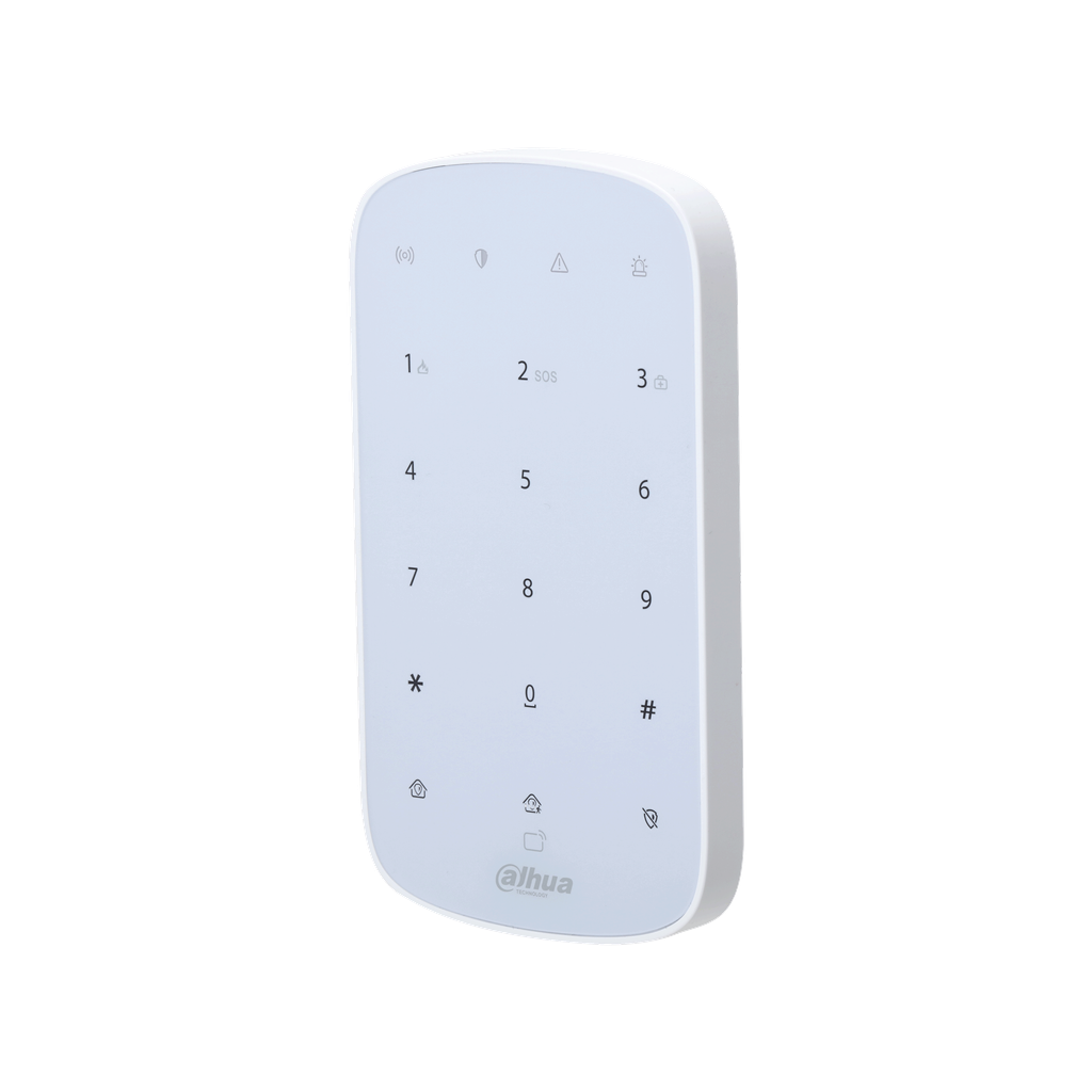 DHI-ARK30T-W2. Teclado inalambrico central de alarma Dahua - Gestion y Equipos (G&E)