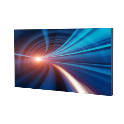Pantalla profesional Dahua DHI-LS550UEH-EF-V2 de 55? Full HD para videowall, con panel IPS industrial, bisel ultra delgado, alto brillo y diseño para operación continua 24/7 en salas de control.