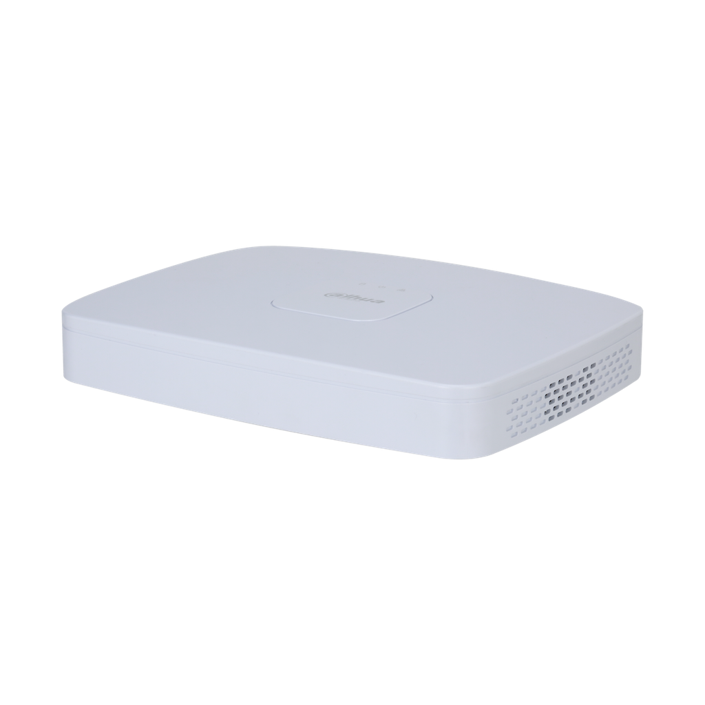 NVR Dahua 8 Canales 1U 1HDD Hasta 16TB 8 Puertos PoE. Soporta IA mediantes Camaras Dahua