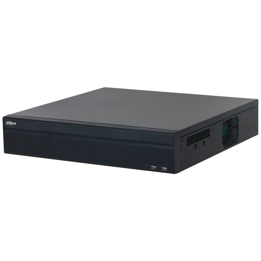 DHI-NVR5864-EI2. NVR Dahua, 64 canales, 8 discos duros 2U Tecnologia WizSense, posee Deteccion de Rostro, Reconocimiento Facial, Deteccion de Rostro, ANPR, Metadata.