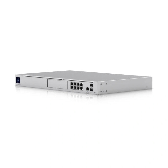 UniFi Firewall Multi-WAN (1) SFP+ 10GbE (6)GbE PoE (2)GbE PoE+ (1)SFP+ WAN (1) 2.5GbE WAN UniFi Full Stack NO Inc-Storage 3.5HDD Req: Cable Server 3200, Storage 3.5HDD