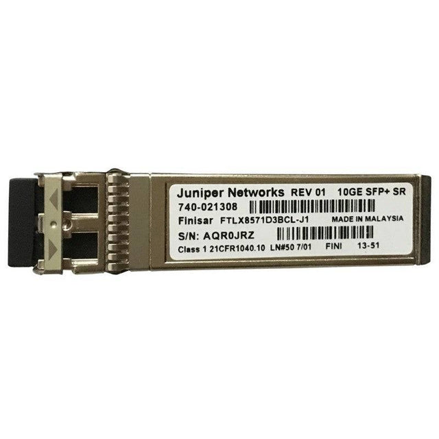 740-021308 FTLX8571D3BCL-J1 Juniper Network 10GE SFP+SR Transceiver Module (Reacondicionado) - Gestion y Equipos (G&E)