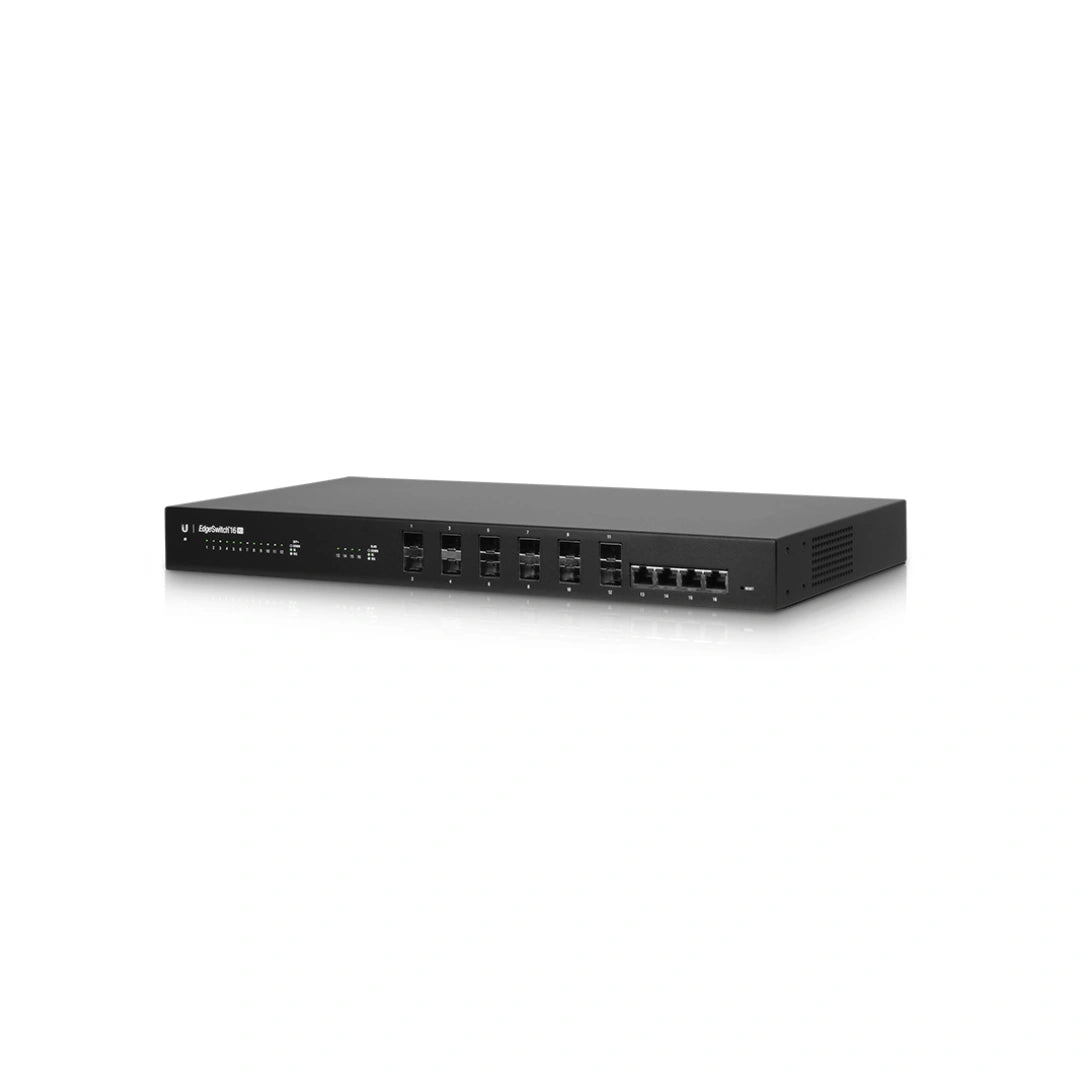 UISP ES-16-XG UBIQUITI 12-SFP+10G 4-10G Console-RJ45-RS232 Switch Rack Admin AC/DC
