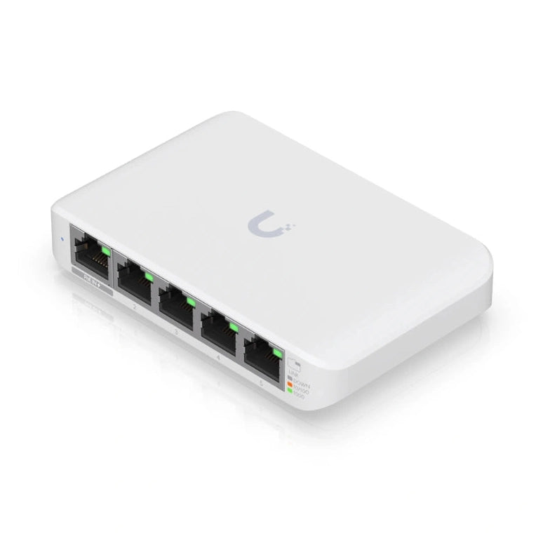 UniFi SWITCH 5Ports: (1)GbE PoE INPUT (4)GbE Req: Adaptdador