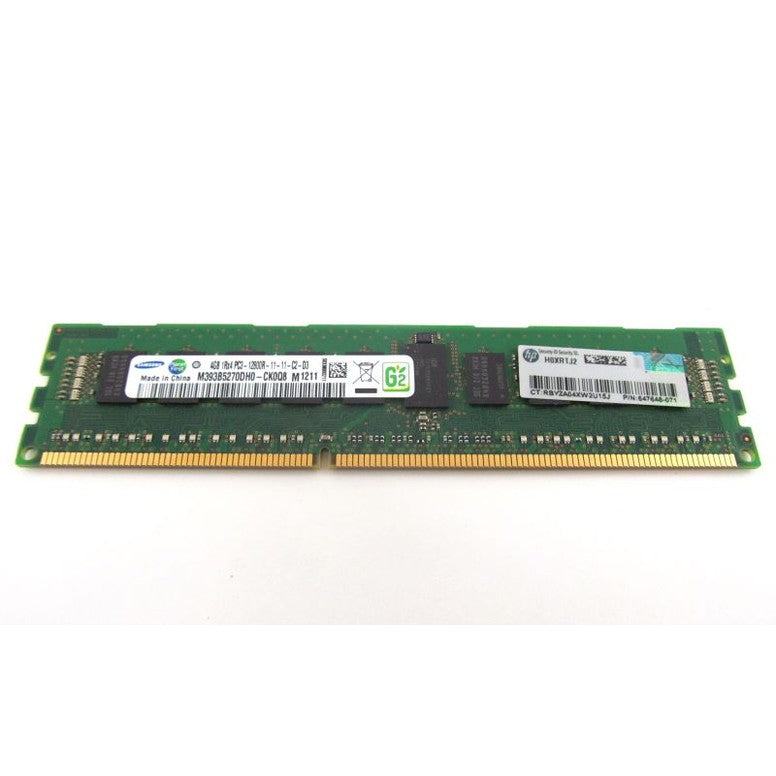 664689-001 HP 4GB PC3-12800R DDR3-1600 MEMORY 647895-B21 - Gestion y Equipos (G&E)
