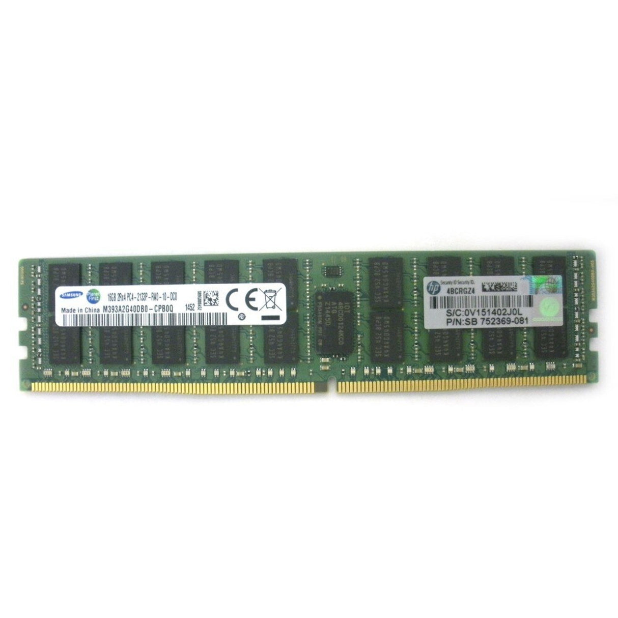 774172-001 HP 16GB PC4-2133P-R SDRAM DIMM Memory 726719-B21 - Gestion y Equipos (G&E)