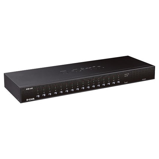 KVM-450 D-Link 16-Port PS/2 USB KVM Switch Rackeable (Nuevo) - Gestion y Equipos (G&E)
