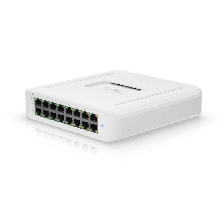 UniFi SWITCH 60W 16Ports: (8) GbE PoE+ (8) GbE Req: Cable Server 3200