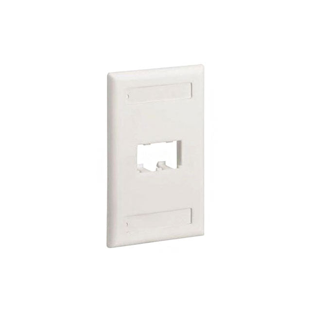 CFPL2IWY Panduit, Placa frontal de 2 puertos de 1 banda - Gestion y Equipos (G&E)