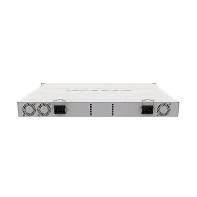 Switch Cloud Router 48 puertos Gigabit, 4 SFP+ 10G y 2 QSFP+ 40G. Equipo rack 1U con RouterOS para redes de alta densidad.