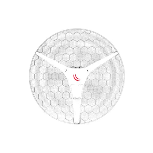 LHG XL 5 ac con antena 27 dBi, Gigabit, PoE y RouterOS L3. CPE 5 GHz de mayor ganancia para enlaces de larga distancia.