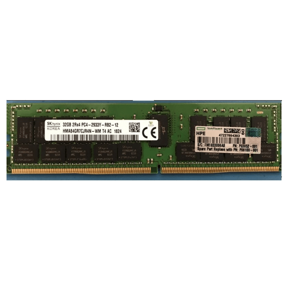 P00924-B21 Memoria HPE 32GB 2Rx4 DDR4-2933 P03052-091 - Gestion y Equipos (G&E)