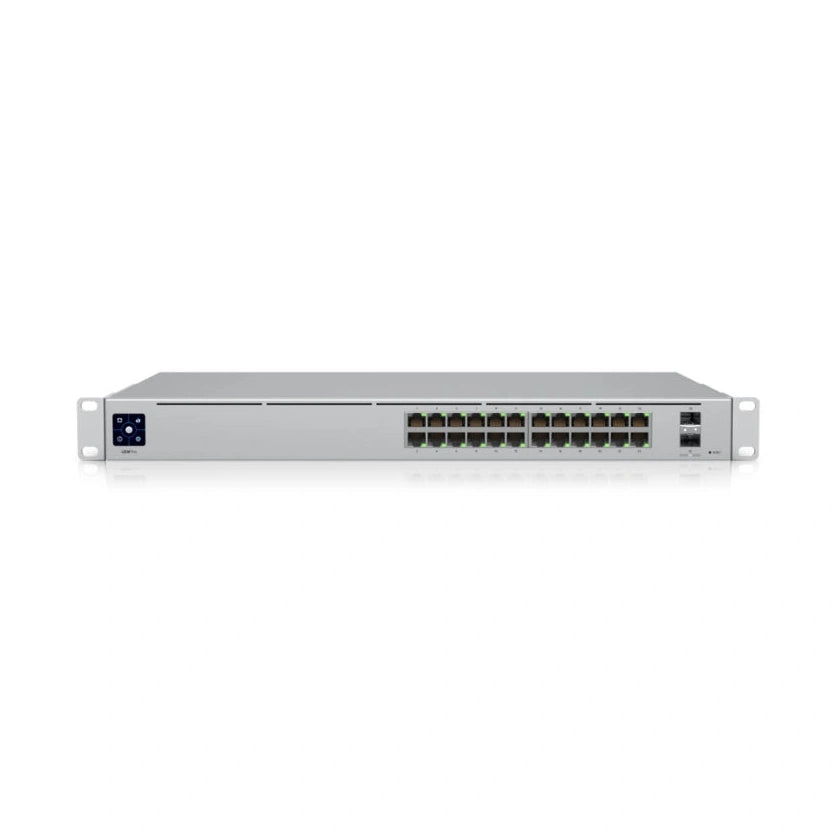 UniFi SWITCH 24Ports: (24) GbE (2)SFP+-10GbE L2/L3 Req: Cable Server 3200