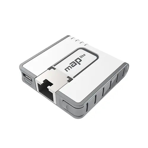 mAP lite ultracompacto con Wi-Fi 2.4GHz, puerto Ethernet y RouterOS L4. Solución portátil para hotspot, diagnóstico y conectividad básica. - Gestion y Equipos (G&E)