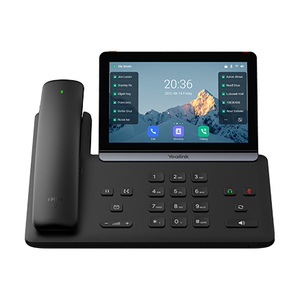 Yealink Teléfono IP multimedia inalámbrico con Android.