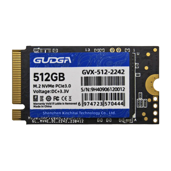 Disco Solido Gudga 512GB NVMe M.2 2242 3.0 SSD - Gestion y Equipos (G&E)