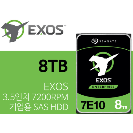 ST8000NM018B SEAGATE EXOS 7E10 8TB 7.2K 12G 3.5INCH SAS DISCO HDD - Gestion y Equipos (G&E)