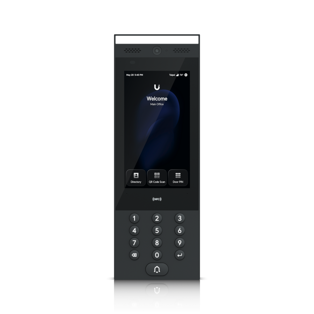 UniFi Access G3 Intercom – Indoor/Outdoor Intercom (NFC, Touch Pass, Face Unlock, Wallet, PoE, Directory, Remote Access, IP55) Req: U-PoE
