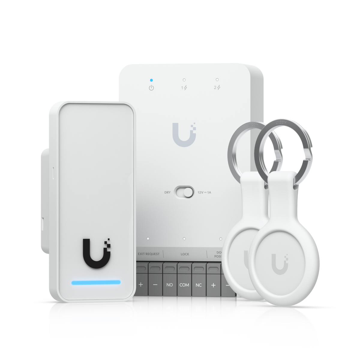 UniFi Access G2 Starter Kit – Single Door Access Kit (1 Hub 2 PoE+, 1 G3 Reader, 2Keyfobs ) Req: U-PoE++ - Gestion y Equipos (G&E)