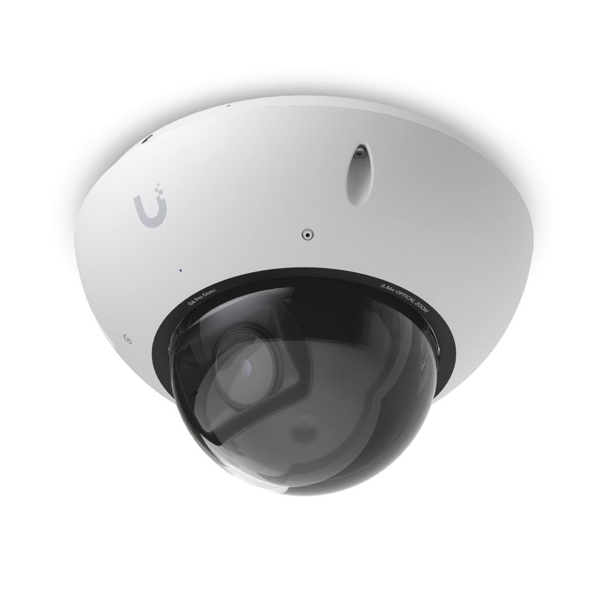 UniFi Protect Camera Interior/Exterior 4K (Blanco,2.36x Optical Zoom, 40 m IR / 60 m Vision Enhancer, AI Detection, 2-way Audio,-Resistant)U-PoE+ - Gestion y Equipos (G&E)